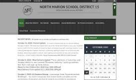 
							         North Marion School District 15: Home								  
							    