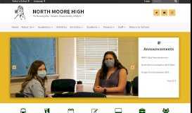 
							         North Moore High School / Homepage - Moore County Schools								  
							    
