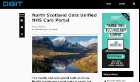 
							         North Scotland Gets Unified NHS Care Portal - Digit.fyi								  
							    