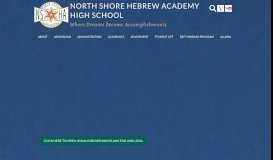 
							         North Shore Hebrew Academy High School								  
							    