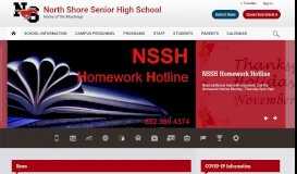 
							         North Shore Senior High / Homepage - Galena Park ISD								  
							    