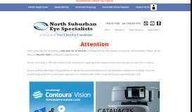 
							         North Suburban Eye Specialists								  
							    