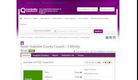 
							         North Yorkshire County Council - 5 Whitby Road - CQC								  
							    