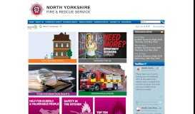 
							         North Yorkshire Fire & Rescue Service: Home								  
							    