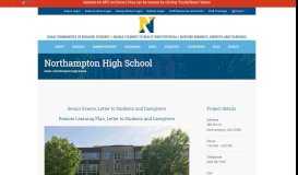 
							         Northampton High School - Northampton Public Schools								  
							    