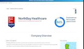 
							         NorthBay Healthcare - Great Place to Work Reviews								  
							    