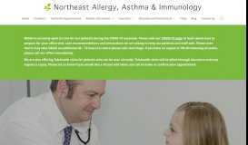 
							         Northeast Allergy, Asthma, and Immunology | Services in allergy ...								  
							    