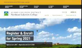 
							         Northeast Lakeview College start page | Alamo Colleges								  
							    