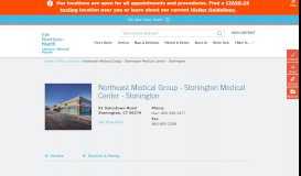 
							         Northeast Medical Group - Stonington Medical Center - Stonington								  
							    