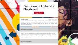 
							         Northeastern Blackboard								  
							    