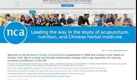 
							         Northern College of Acupuncture: Courses in Acupuncture, Nutrition ...								  
							    