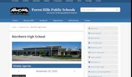 
							         Northern High School – Forest Hills Public Schools								  
							    