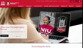 
							         Northern Illinois University - Your Future. Our Focus.								  
							    