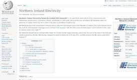 
							         Northern Ireland Electricity - Wikipedia								  
							    