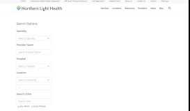 
							         Northern Light Health - Our Doctors								  
							    