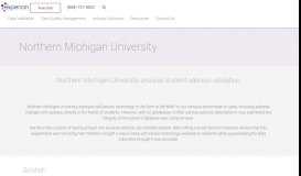 
							         Northern Michigan University ensures student address validation ...								  
							    