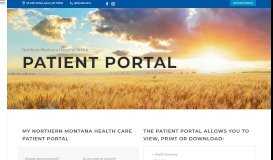 
							         Northern Montana Health Care Patient Portal - Northern Montana ...								  
							    