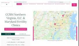 
							         Northern Virginia IVF & Fertility Clinic | CCRM D.C. Area & Maryland								  
							    