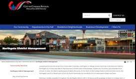 
							         Northgate District Management - City of College Station								  
							    