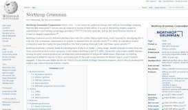 
							         Northrop Grumman - Wikipedia								  
							    