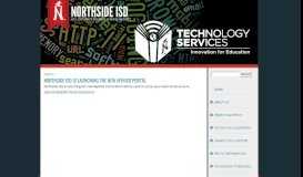 
							         Northside ISD is launching the new MyNISD Portal | Technology ...								  
							    