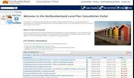 
							         Northumberland County Council - Planning - Consultation Portal								  
							    