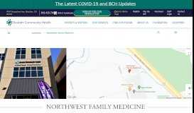 
							         Northwest Family Medicine - Boulder Community Health								  
							    