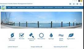 
							         Northwest Florida Water Management District: Home								  
							    