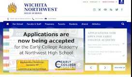 
							         Northwest High / Homepage - Wichita Public Schools								  
							    