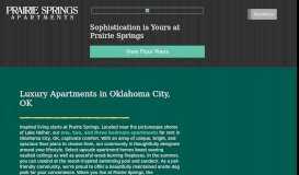 
							         Northwest Oklahoma City, OK Apartments | Prairie Springs								  
							    