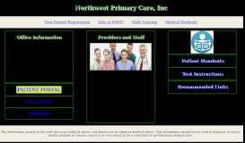 
							         Northwest Primary Care, Inc.								  
							    