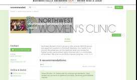 
							         Northwest Women's Clinic (OB/GYN) - 5 Recommended								  
							    