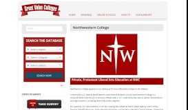 
							         Northwestern College - Degree Programs, Accreditation, Application ...								  
							    