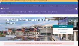 
							         Northwestern Medicine Lake Forest Hospital | Lake Forest, IL ...								  
							    
