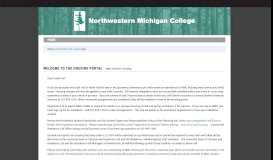 
							         Northwestern Michigan College - Welcome to the Housing Portal								  
							    
