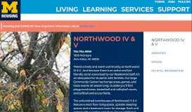 
							         Northwood IV & V - University Housing								  
							    