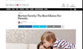 
							         Norton Family: The Best Choice For Parents - Women Love Tech								  
							    