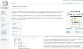
							         Norton Safe Web - Wikipedia								  
							    