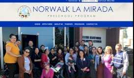 
							         Norwalk-La Mirada Preschool Program								  
							    