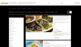 
							         Norwalk Mexican Restaurants - Deals in Norwalk, CT | Groupon								  
							    