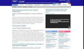 
							         Norway | VOX, CEPR Policy Portal - Vox EU								  
							    