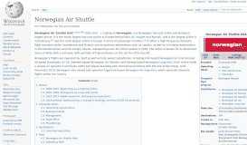 
							         Norwegian Air Shuttle - Wikipedia								  
							    
