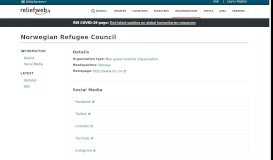 
							         Norwegian Refugee Council | ReliefWeb								  
							    