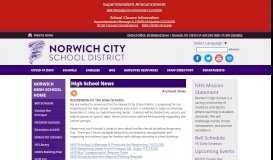 
							         Norwich High School Home - Norwich City School District								  
							    