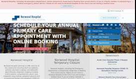 
							         Norwood Hospital | A Steward Family Hospital | Norwood MA								  
							    