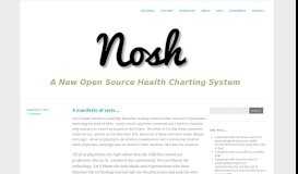 
							         NOSH ChartingSystem | A new open source health charting system for ...								  
							    