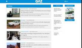 
							         Notícias de Santa Cruz do Sul e Região - GAZ								  
							    