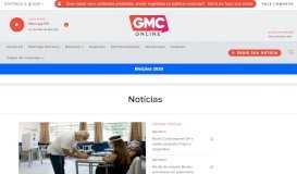 
							         Notícias - Portal GMC Online								  
							    
