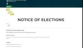 
							         Notice of Elections - Hull University Union								  
							    