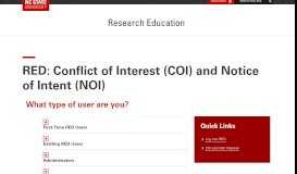 
							         Notice of Intent (NOI) System Help : Sponsored Programs and ...								  
							    